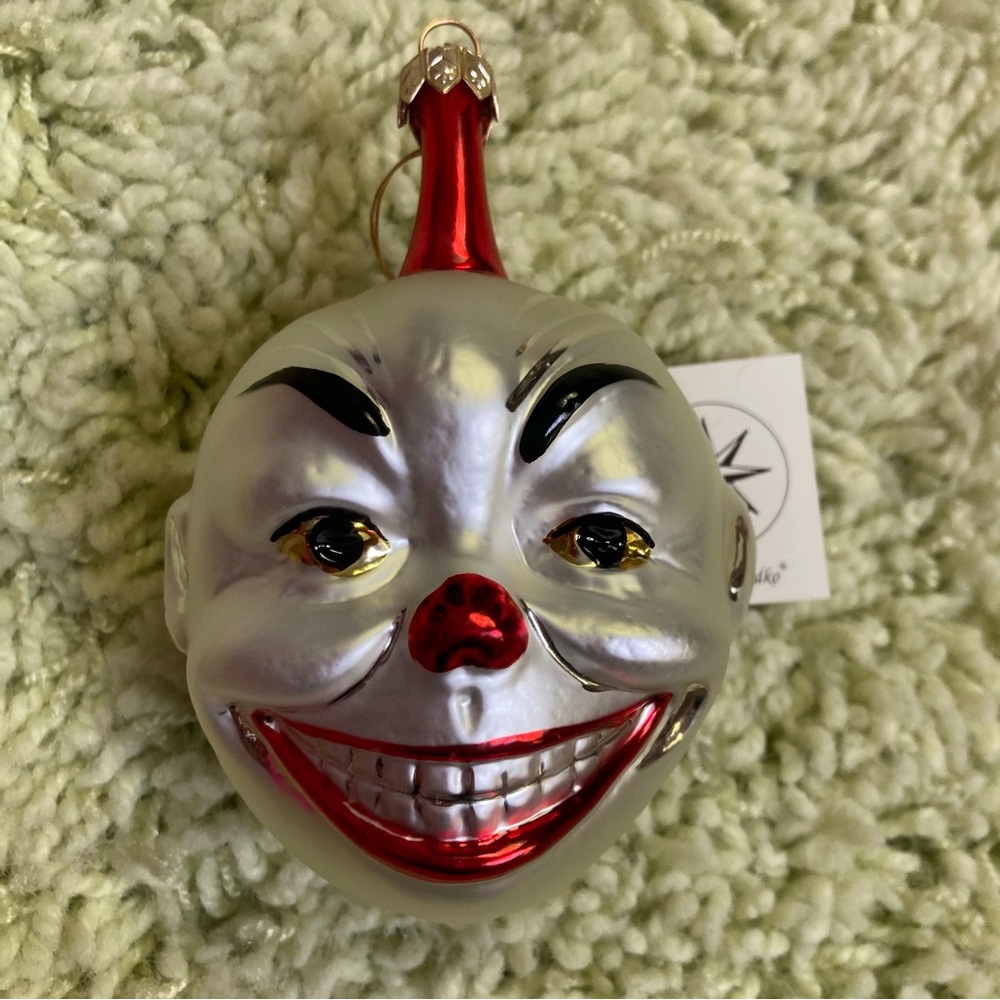 Christopher Radko NOS Halloween Monster Mash white devil from 1997